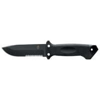 Gerber 22-01629 LMF II Infantry Fixed Blade, Black Rubber Handle | 22-01629 | 013658016293